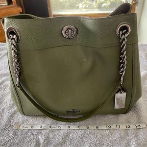 Coach Leather shoulder purse